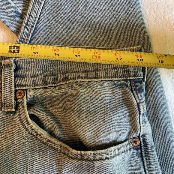 Levi's 550 Jean Y2K Distressed Vintage 100% Cotton Relaxed Fit Straight W38 L32 - Picture 11 of 12